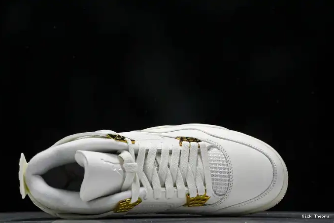 Kick Theory Jordan Gold 4 AQ9129-170 Metallic Retro 0511